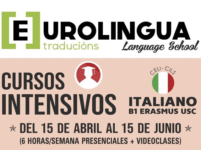 Cursos intensivos de italiano para obtener el B1 USC Erasmus