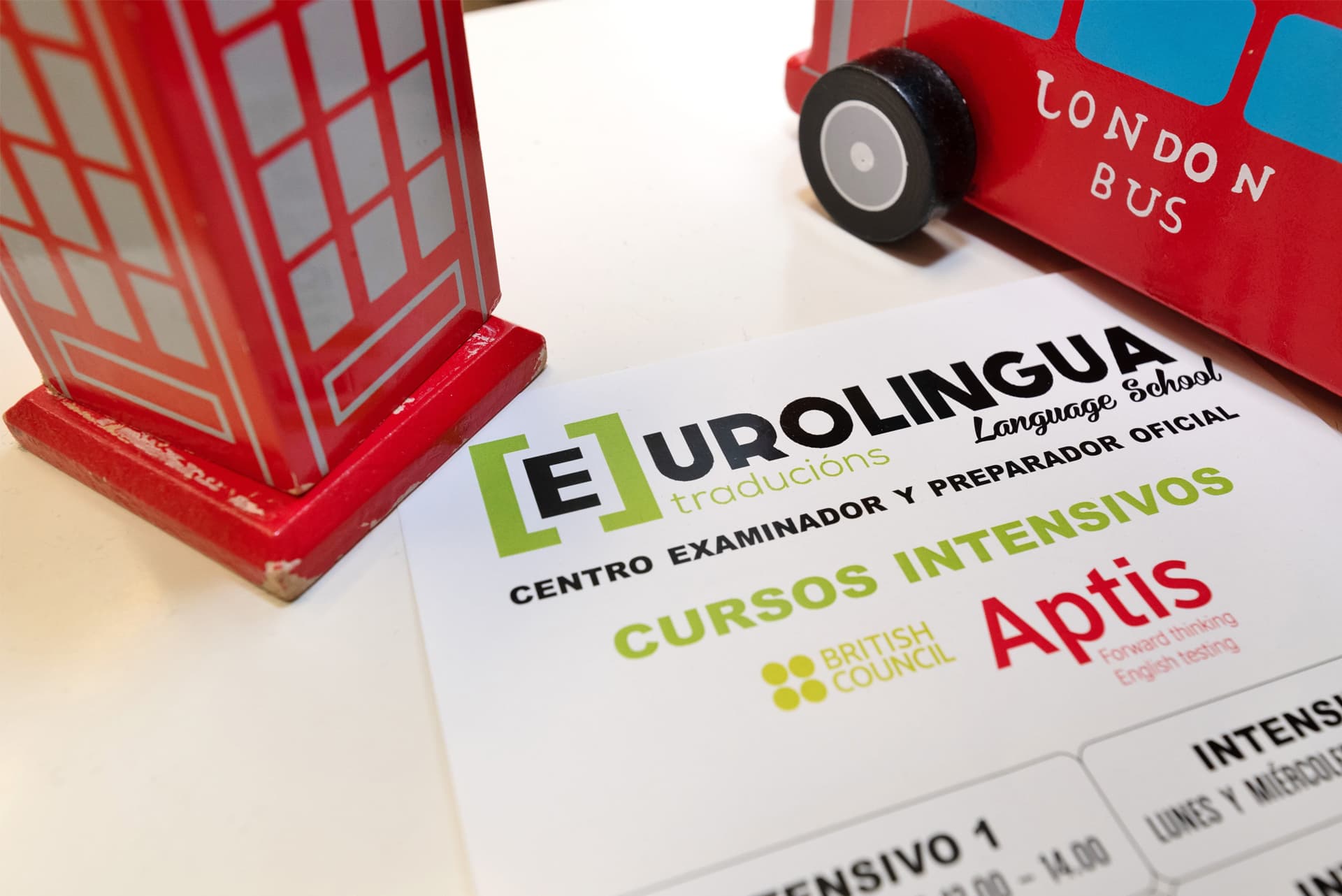 Instalaciones de Eurolingua Language School en Rúa Santiago de Chile