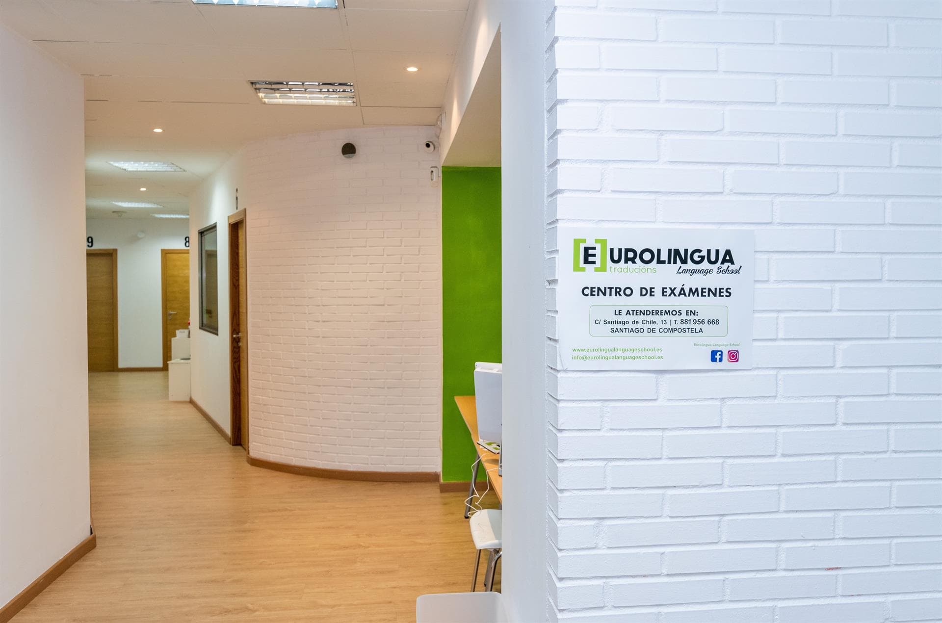 Instalaciones de Eurolingua Language School en Frei Rosendo Salvado