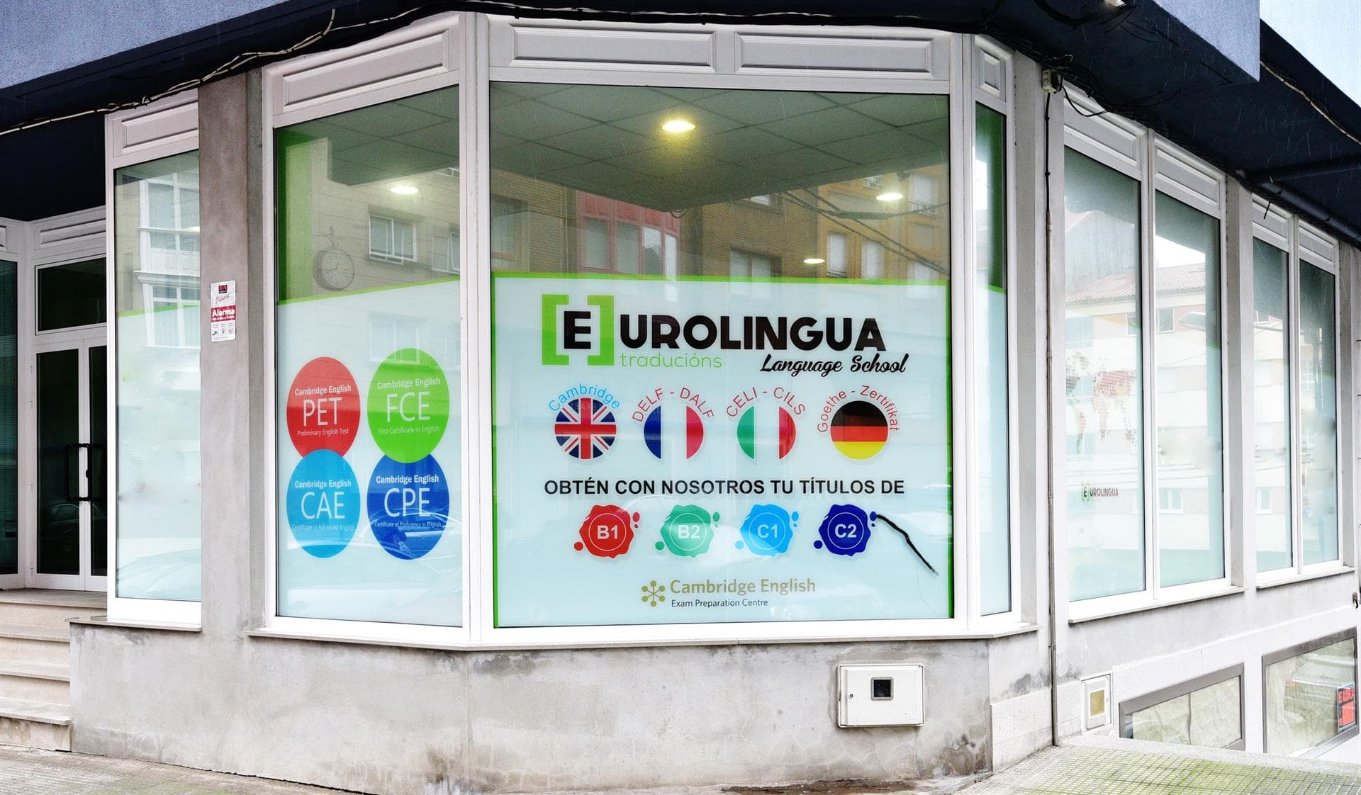 Instalaciones de Eurolingua Language School en Noia