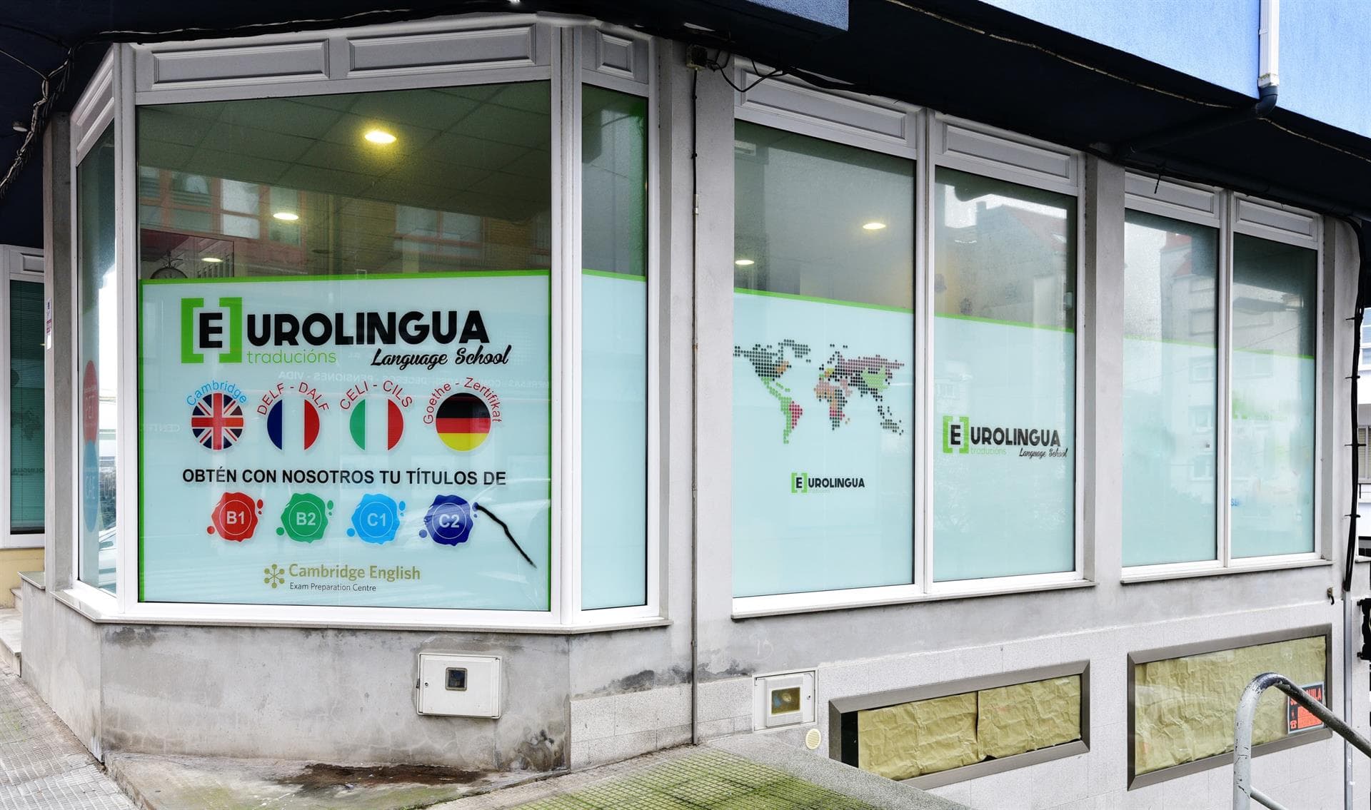 Instalaciones de Eurolingua Language School en Noia